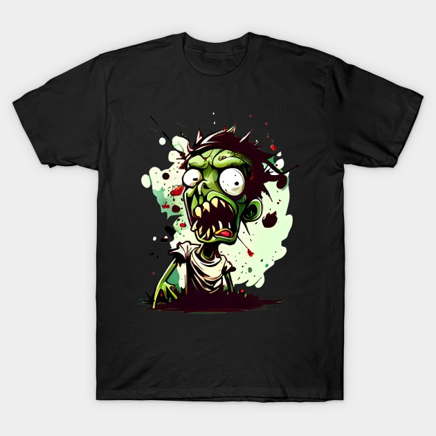 Scare Your Friends with a Angry Zombie T-Shirt one T-Shirt by MLArtifex